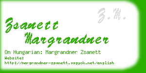 zsanett margrandner business card